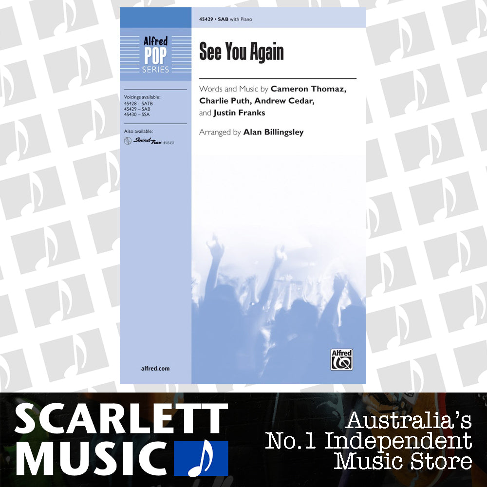 See You Again SAB Choral Sheet Music — view 2