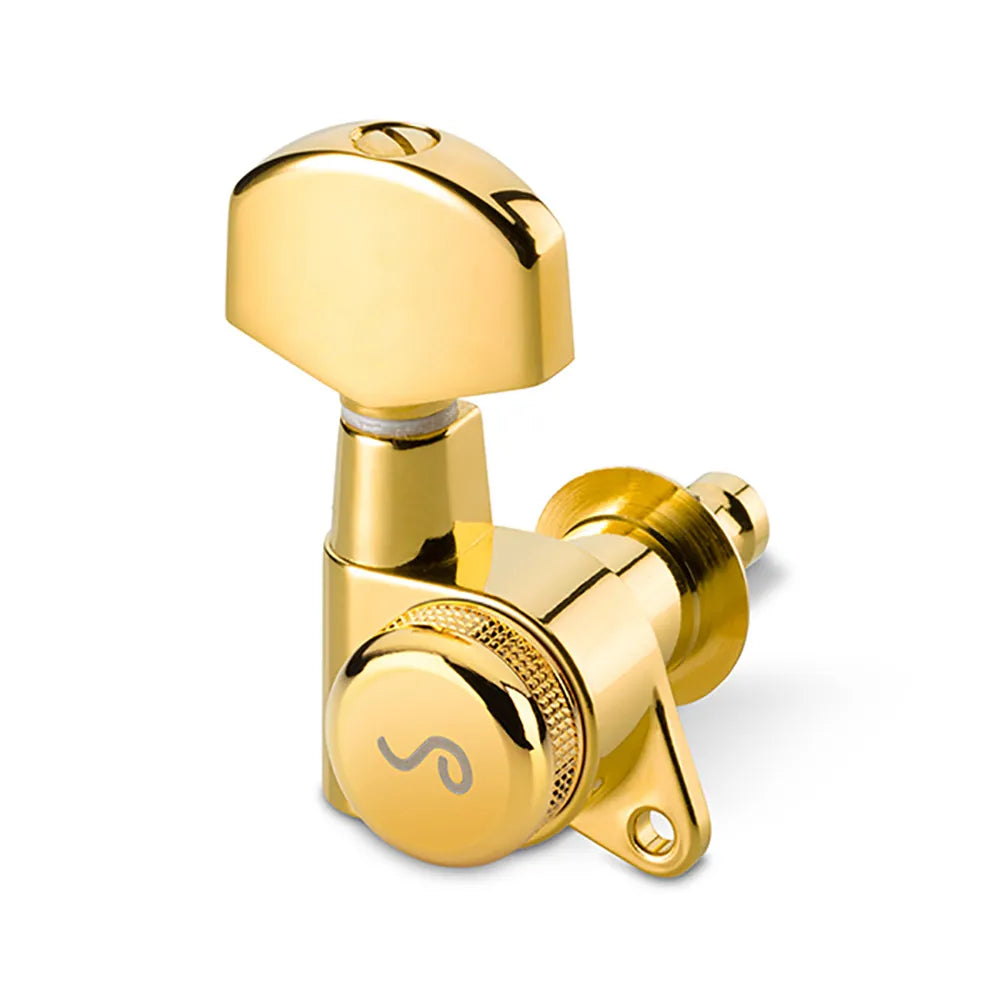 Schaller M6-135 Rearlocking Machine Heads 3/3 Gold