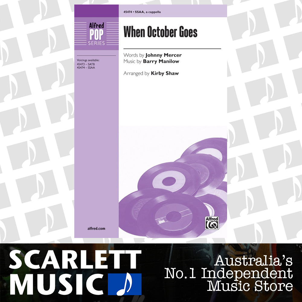 When October Goes SAB Choral Sheet Music — view 2