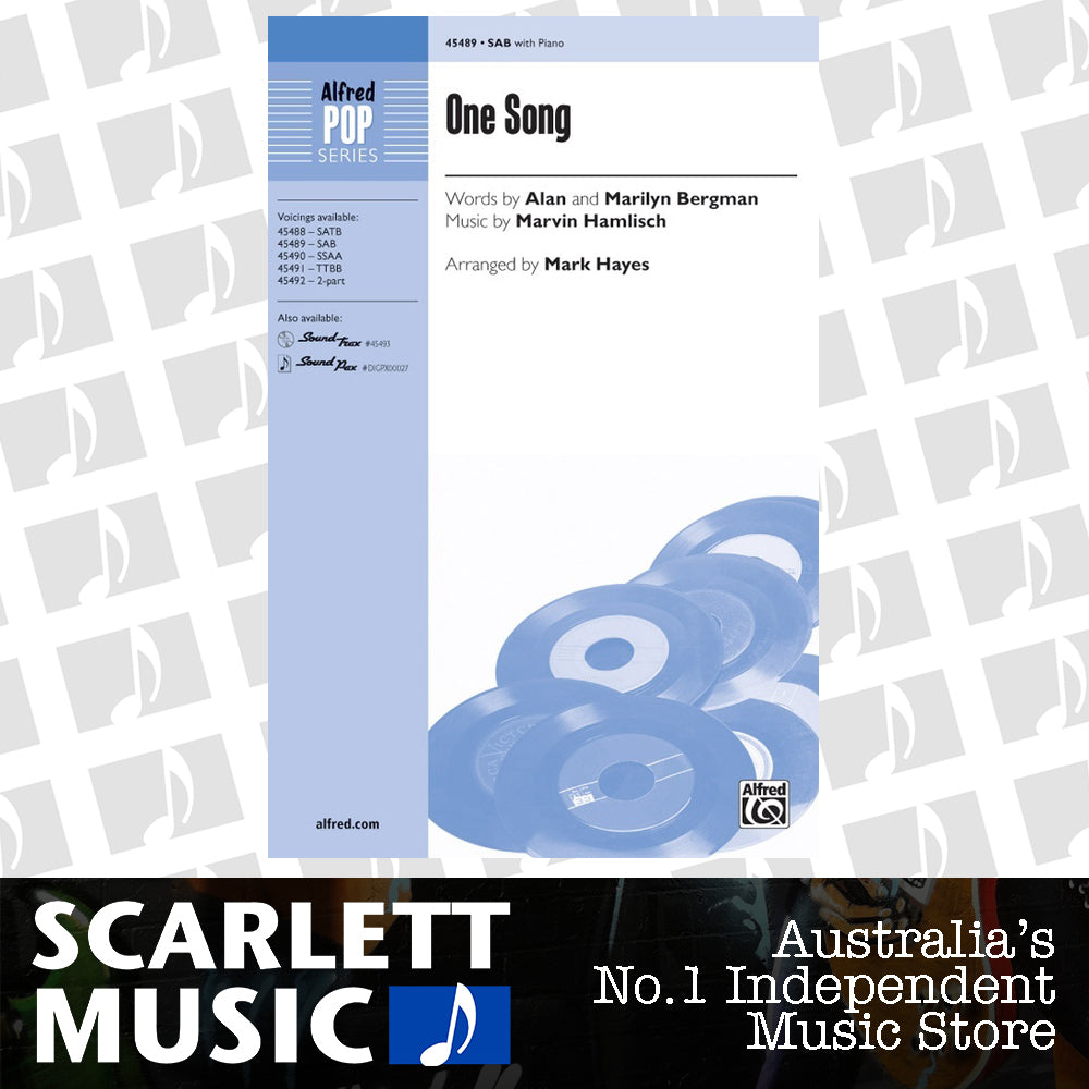 One Song SAB — view 2