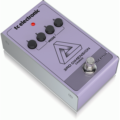 TC Electronic 3rd Dimension Chorus Pedal - Vintage Analog Recreation with 4-Button Selection and BBD Circuitry — view 2