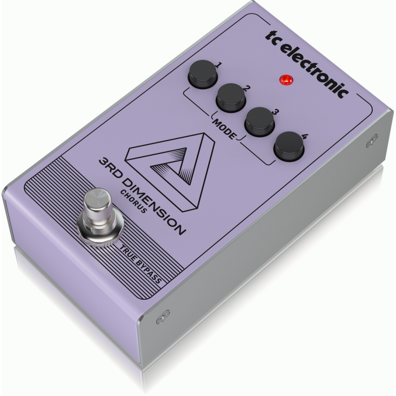 TC Electronic 3rd Dimension Chorus Pedal - Vintage Analog Recreation with 4-Button Selection and BBD Circuitry — view 3