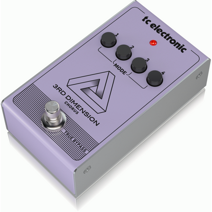 TC Electronic 3rd Dimension Chorus Pedal - Vintage Analog Recreation with 4-Button Selection and BBD Circuitry — view 3