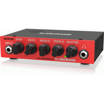 TC Electronic BAM200 Bass Head 200 Watt Class-D Amp — view 3