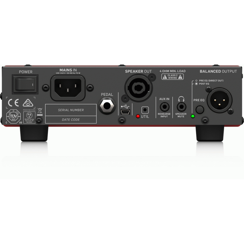 TC Electronic BH250 Bass Head - 250 Watt Micro with TonePrint Effects and Integrated Tuner — view 4