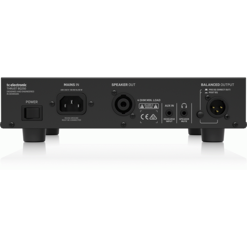 TC Electronic BQ250 Bass Head - 250 Watt Portable with Mosfet Preamp and Thrust Compressor — view 4