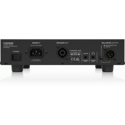TC Electronic BQ250 Bass Head - 250 Watt Portable with Mosfet Preamp and Thrust Compressor — view 4
