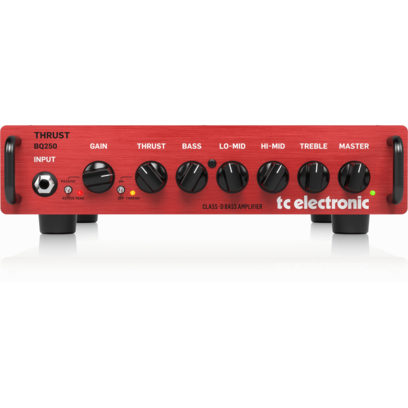 TC Electronic BQ250 Bass Head - 250 Watt Portable with Mosfet Preamp and Thrust Compressor
