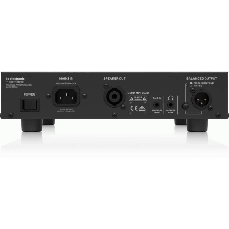 TC Electronic BQ500 500 Watt Portable Bass Head with Mosfet Preamp and Thrust Compressor — view 4