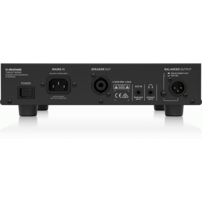 TC Electronic BQ500 500 Watt Portable Bass Head with Mosfet Preamp and Thrust Compressor — view 4
