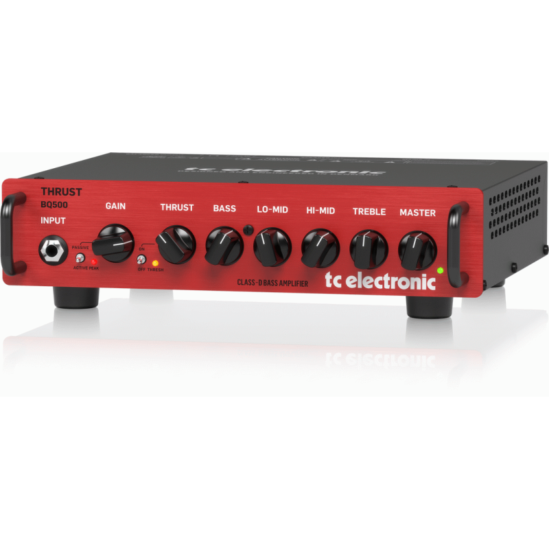 TC Electronic BQ500 500 Watt Portable Bass Head with Mosfet Preamp and Thrust Compressor — view 3