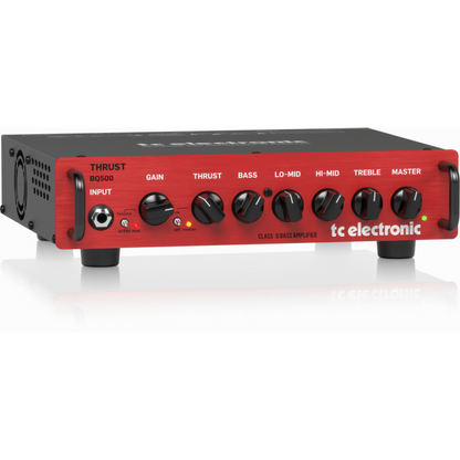 TC Electronic BQ500 500 Watt Portable Bass Head with Mosfet Preamp and Thrust Compressor — view 2