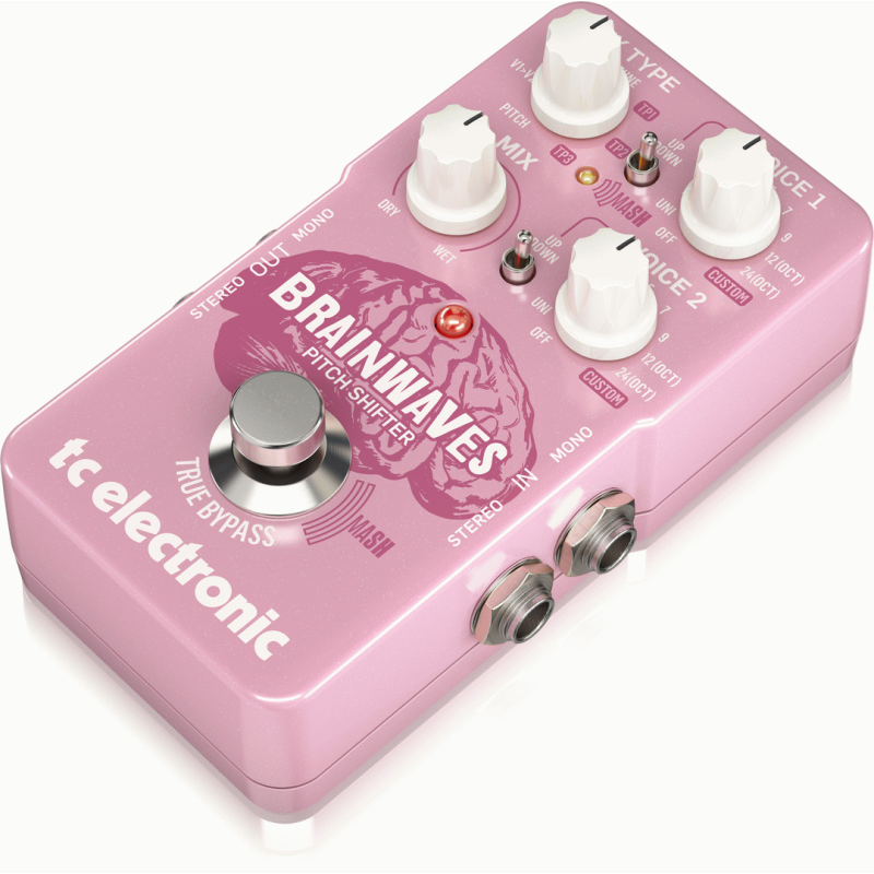 TC Electronic Brainwaves Pitch Shifter with Studio-Grade Algorithms and MASH Footswitch — view 3