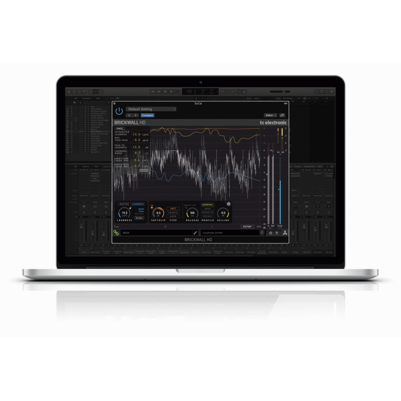 TC Electronic Brickwall HD-DT Mastering Limiter Plug-In with Hardware Interface — view 2