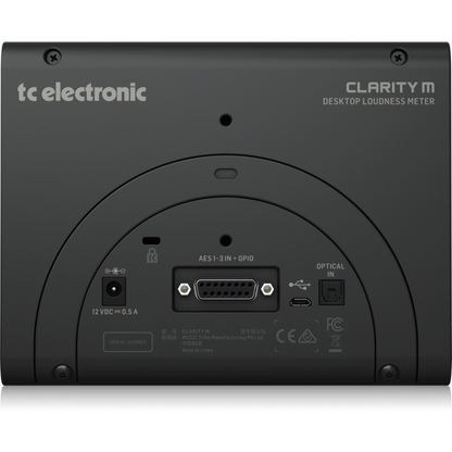 TC Electronic Clarity M Stereo & 5.1 Audio Loudness Meter with USB Connection & 7 High Resolution Display — view 4