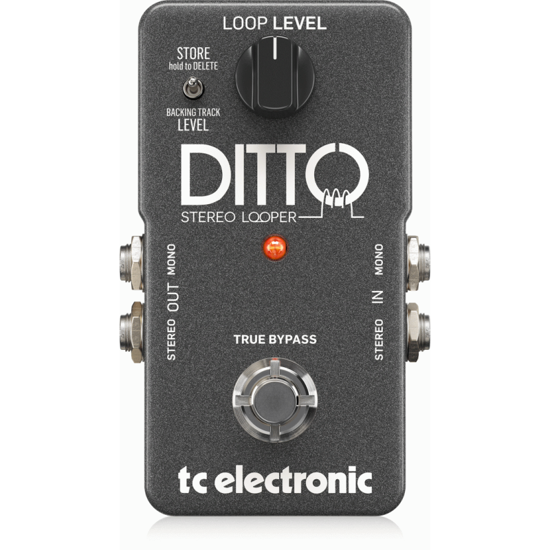 TC Electronic Ditto Stereo Looper Pedal with Stereo I/O and Loop Import/Export