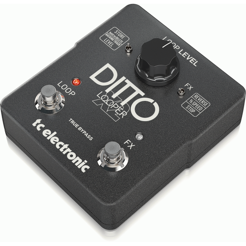 TC Electronic Ditto X2 Looper Pedal with Stop Button and Loop Effects — view 3