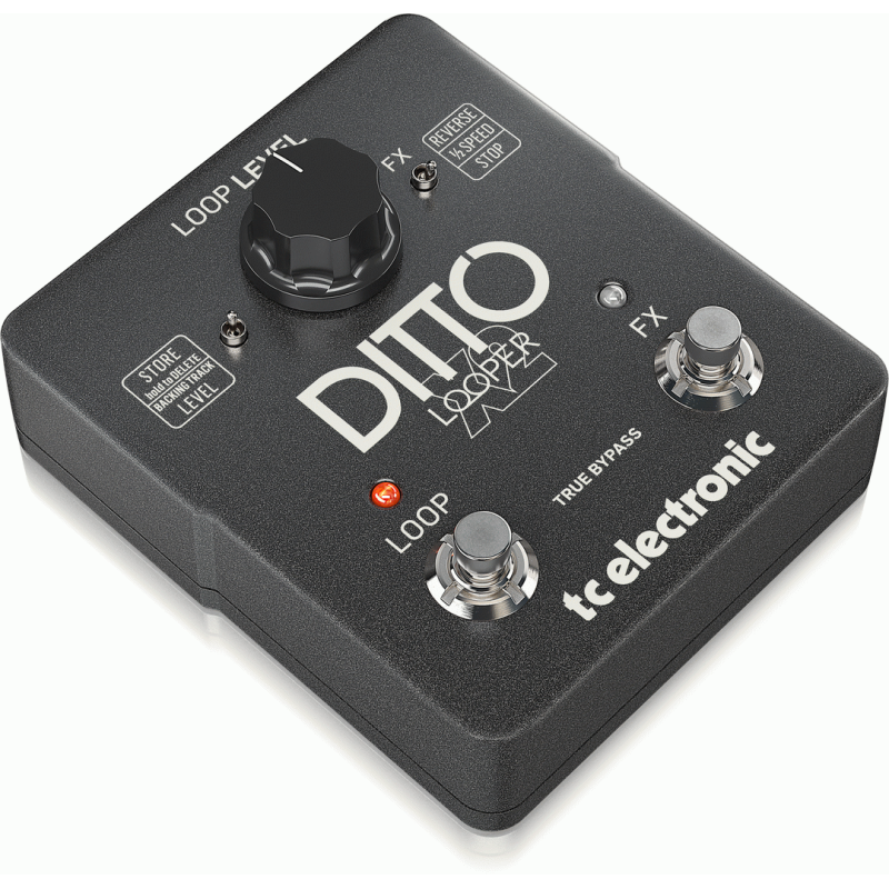 TC Electronic Ditto X2 Looper Pedal with Stop Button and Loop Effects — view 2
