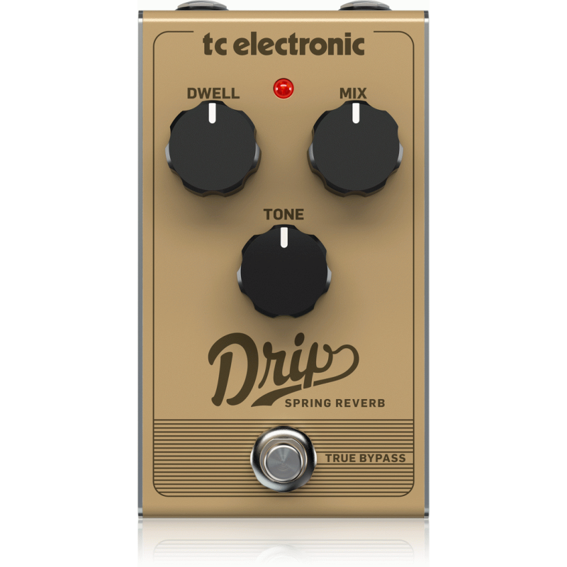 TC Electronic Drip Spring Reverb with Adjustable Dwell, Mix and Tone