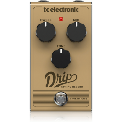TC Electronic Drip Spring Reverb with Adjustable Dwell, Mix and Tone