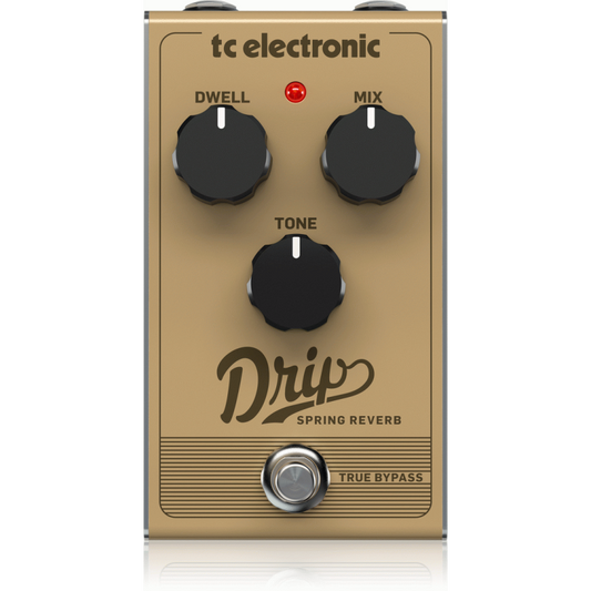 TC Electronic Drip Spring Reverb with Adjustable Dwell, Mix and Tone