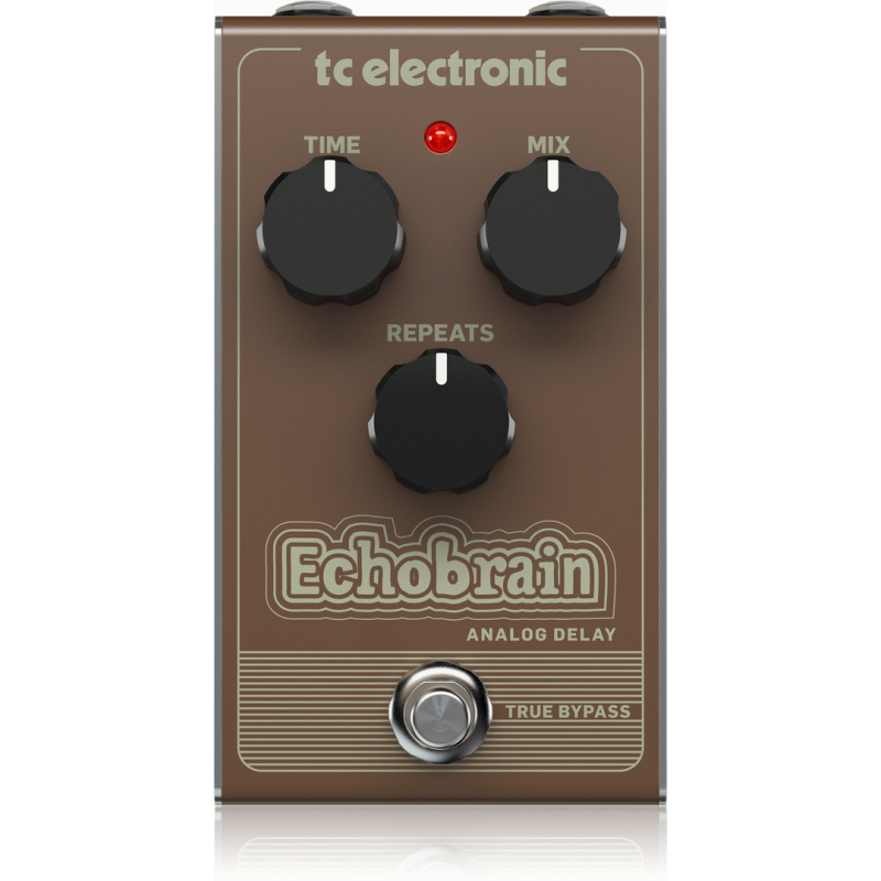 TC Electronic Echobrain Analog Delay Vintage-Style Pedal with Bucket-Brigade Circuit