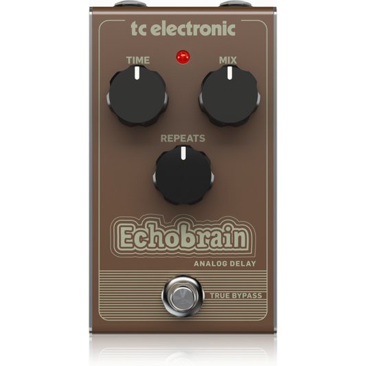 TC Electronic Echobrain Analog Delay Vintage-Style Pedal with Bucket-Brigade Circuit