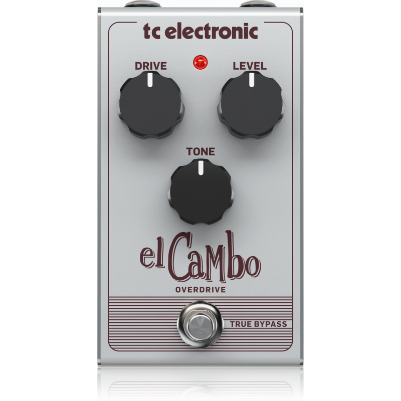 TC Electronic El Cambo Overdrive Pedal - Classic Tube Overdrive with 3-Knob Interface for Blues Rock Tones