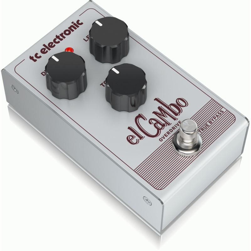 TC Electronic El Cambo Overdrive Pedal - Classic Tube Overdrive with 3-Knob Interface for Blues Rock Tones — view 2