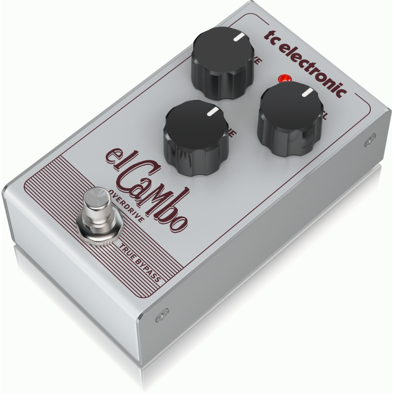 TC Electronic El Cambo Overdrive Pedal - Classic Tube Overdrive with 3-Knob Interface for Blues Rock Tones — view 3