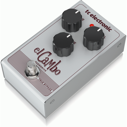 TC Electronic El Cambo Overdrive Pedal - Classic Tube Overdrive with 3-Knob Interface for Blues Rock Tones — view 3