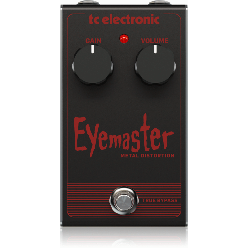 TC Electronic Eyemaster Metal Distortion Pedal with 2-Knob Interface