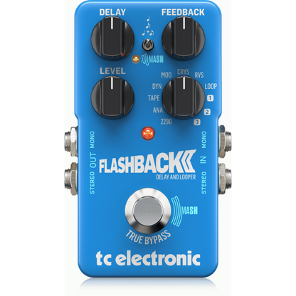TC Electronic Flashback 2 Delay Pedal with MASH Footswitch, Crystal Effect, TonePrint Technology