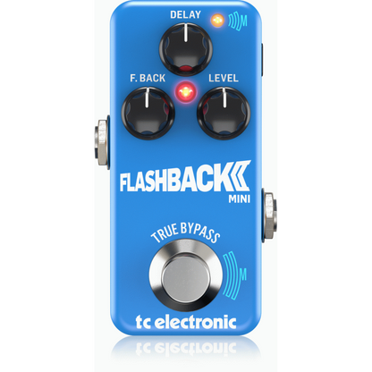 TC Electronic Flashback 2 Mini Delay Pedal with MASH Footswitch and Tape/Analog Algorithms