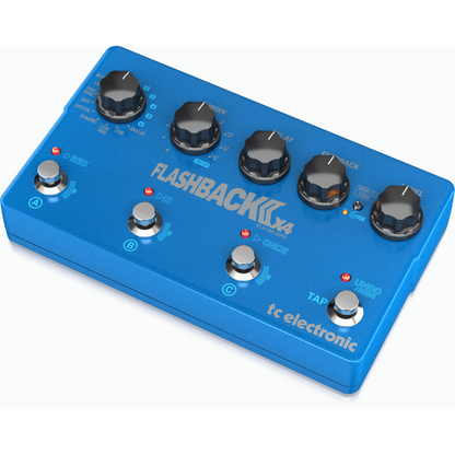 TC Electronic Flashback 2 X4 Delay Pedal with 3 MASH Switches, Crystal, Analog, Tape Delays & 6 Presets — view 3