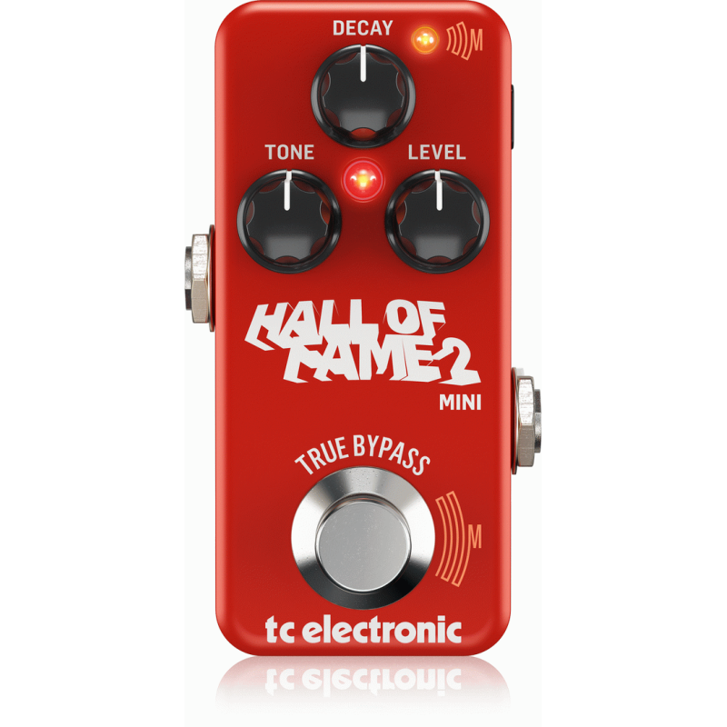 TC Electronic Hall of Fame 2 Mini Reverb Pedal with MASH Footswitch and Shimmer Algorithm
