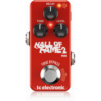 TC Electronic Hall of Fame 2 Mini Reverb Pedal with MASH Footswitch and Shimmer Algorithm