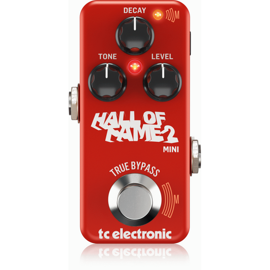 TC Electronic Hall of Fame 2 Mini Reverb Pedal with MASH Footswitch and Shimmer Algorithm