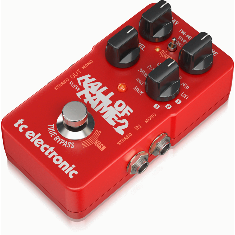 TC Electronic Hall of Fame 2 Reverb Pedal with MASH Footswitch and Shimmer Effect — view 3