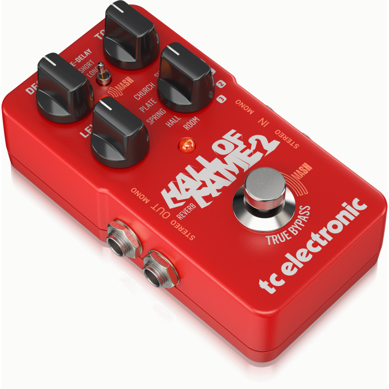 TC Electronic Hall of Fame 2 Reverb Pedal with MASH Footswitch and Shimmer Effect — view 2