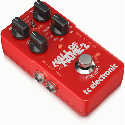 TC Electronic Hall of Fame 2 Reverb Pedal with MASH Footswitch and Shimmer Effect — view 2