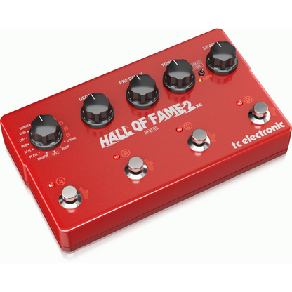TC Electronic Hall of Fame 2 X4 Reverb Pedal with 4 MASH Switches and 8 Reverb Presets — view 2