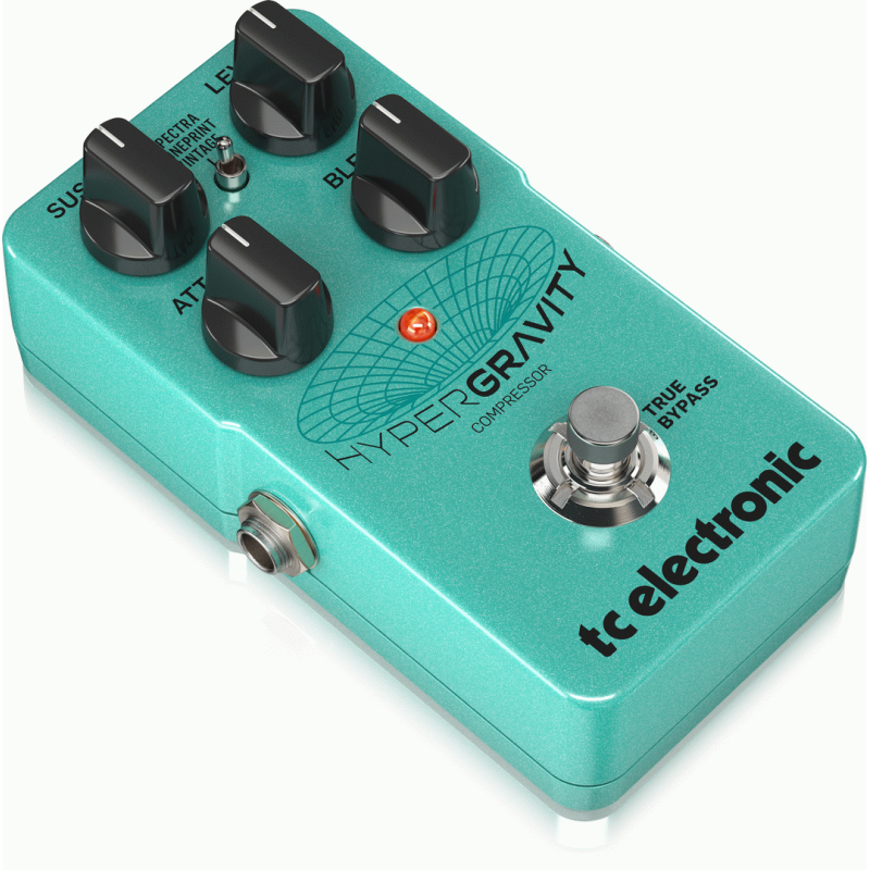 TC Electronic Hypergravity Compressor Multiband Pedal with Vintage Mode and Built-In TonePrints — view 2