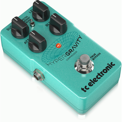TC Electronic Hypergravity Compressor Multiband Pedal with Vintage Mode and Built-In TonePrints — view 2