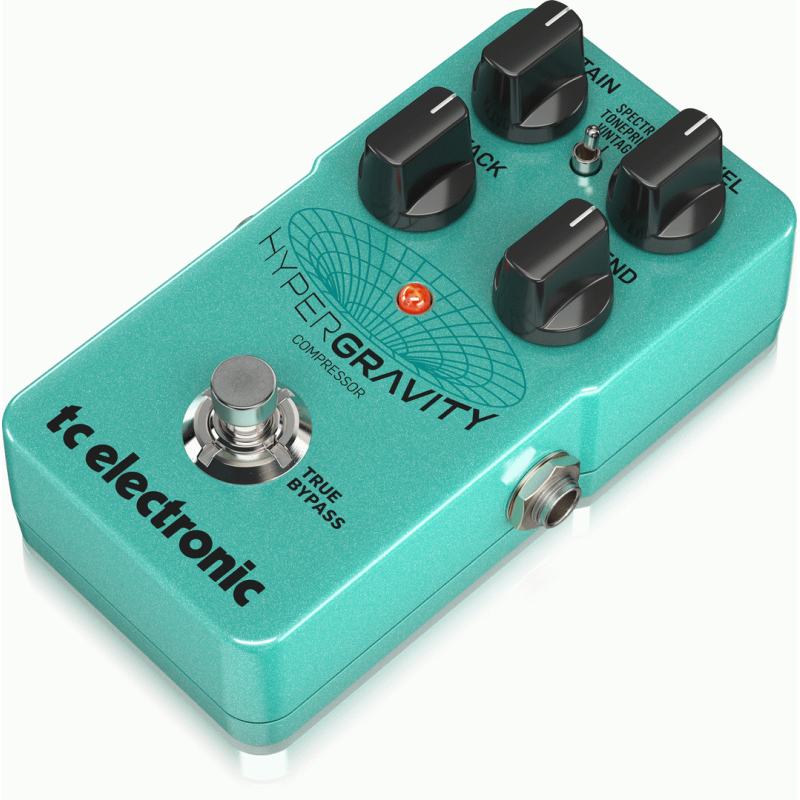TC Electronic Hypergravity Compressor Multiband Pedal with Vintage Mode and Built-In TonePrints — view 3