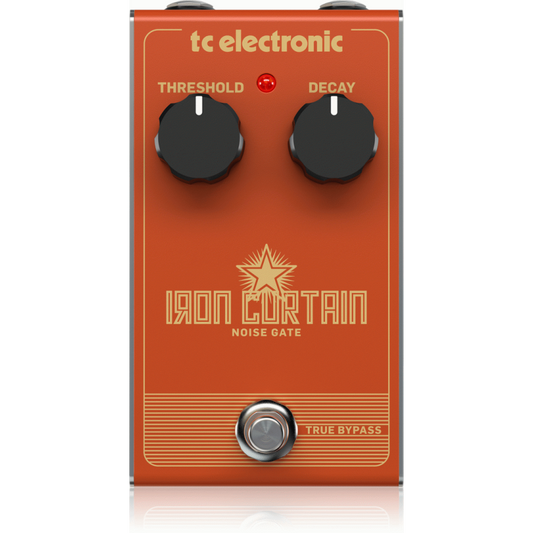 TC Electronic Iron Curtain Noise Gate - Ultra Fast 2-Knob Interface