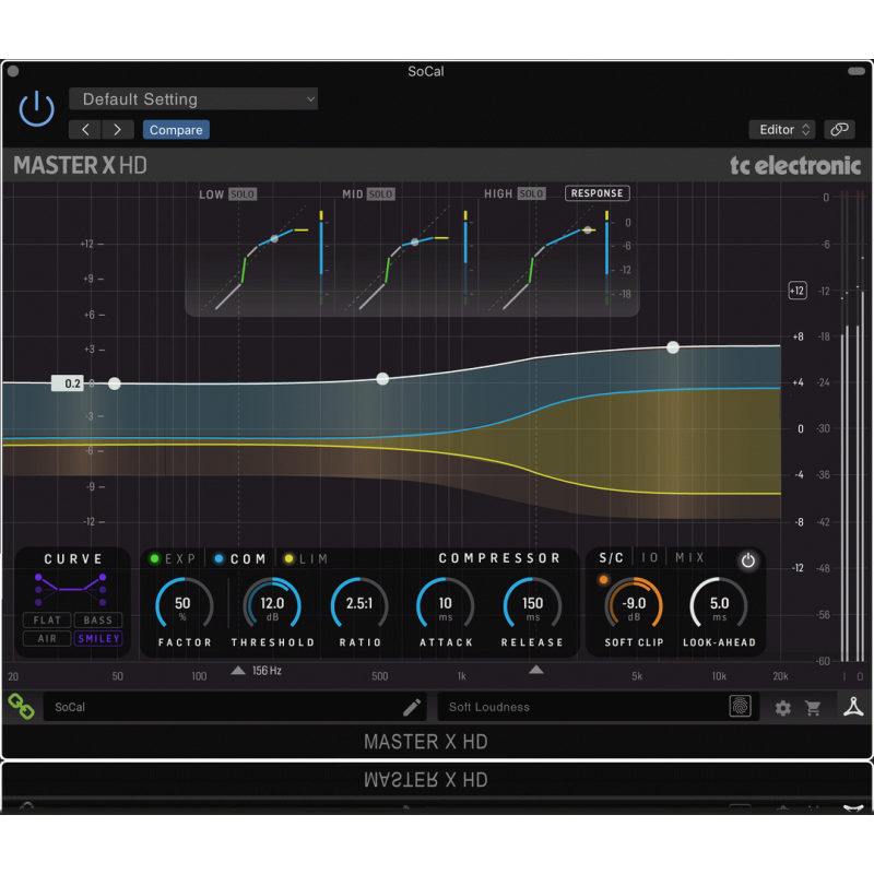 TC Electronic Master X HD-DT Multiband Dynamics Processor Plug-In with Optional Hardware Controller