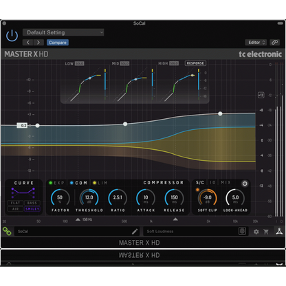 TC Electronic Master X HD-DT Multiband Dynamics Processor Plug-In with Optional Hardware Controller