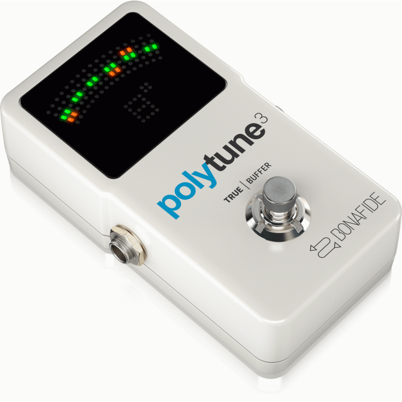 TC Electronic Polytune 3 Ultra-Compact Polyphonic Tuner with Multiple Tuning Modes and Built-In Bonafide Buffer — view 2