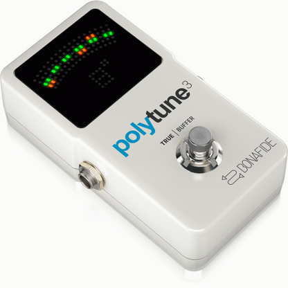 TC Electronic Polytune 3 Ultra-Compact Polyphonic Tuner with Multiple Tuning Modes and Built-In Bonafide Buffer — view 2